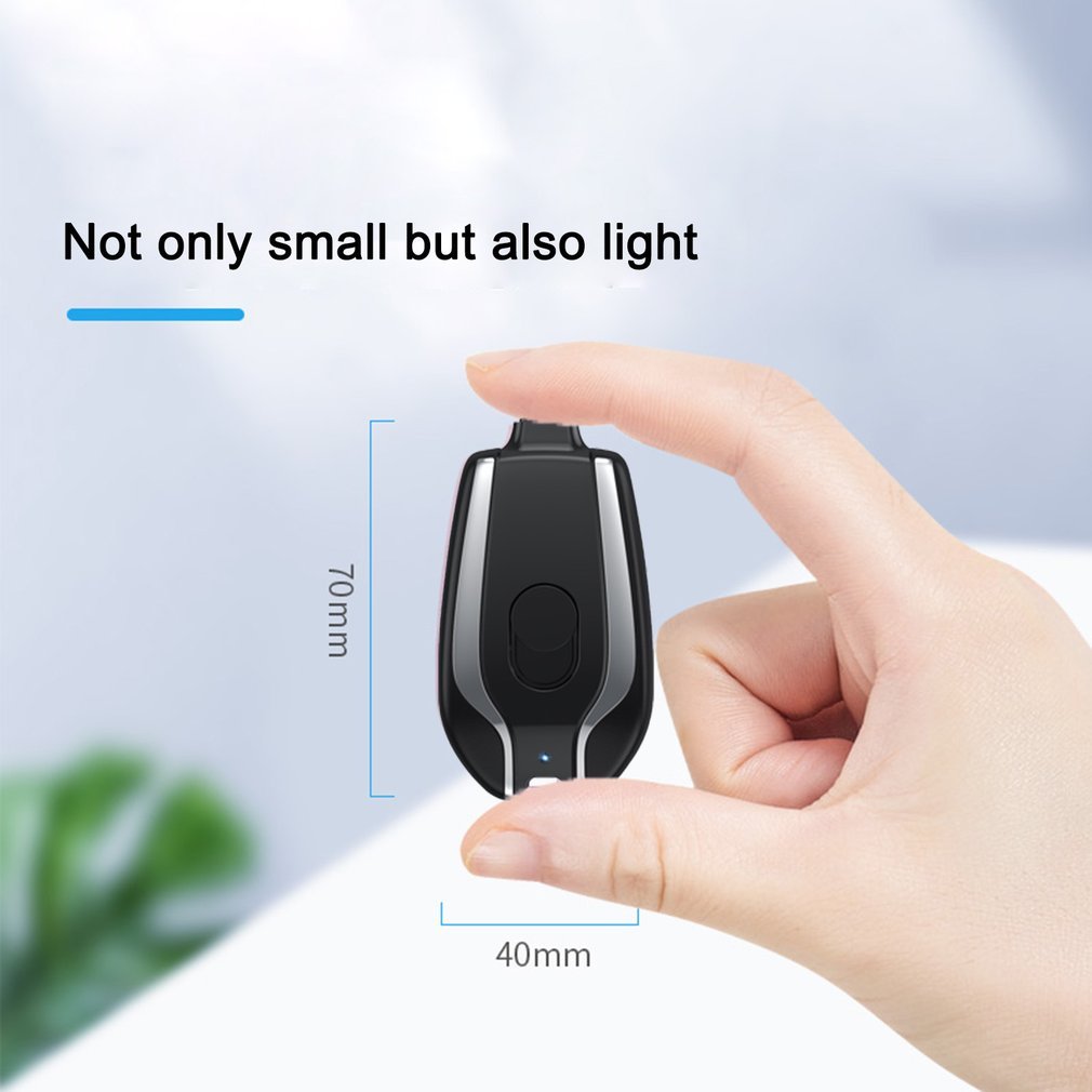 Emergency Pod Keychain Type-C Charger (1500mAh)
