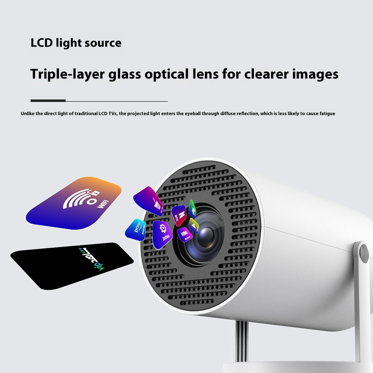 Draagbare projector voor thuis