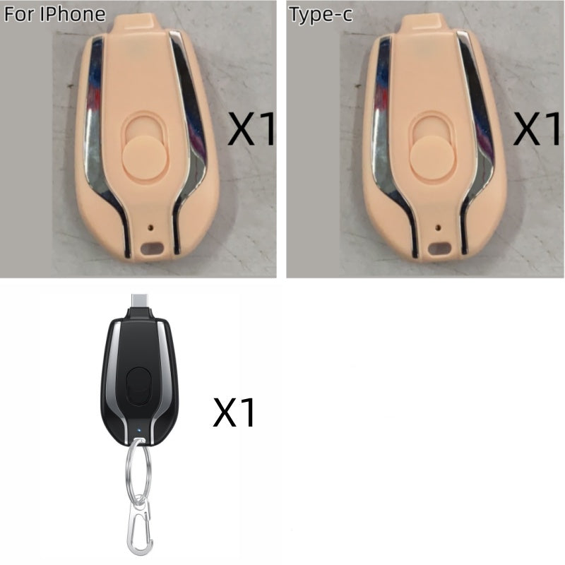 Emergency Pod Keychain Type-C Charger (1500mAh)