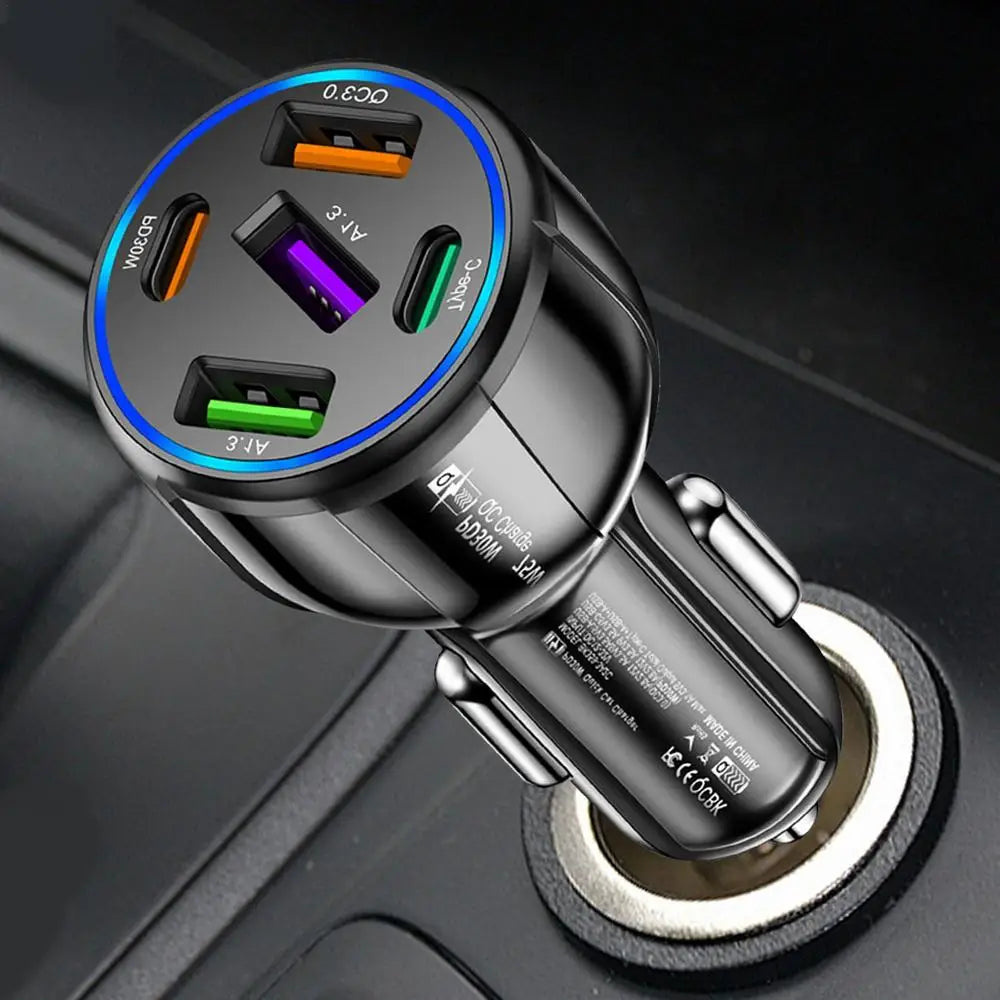 5-in-1 multi-poort autolader