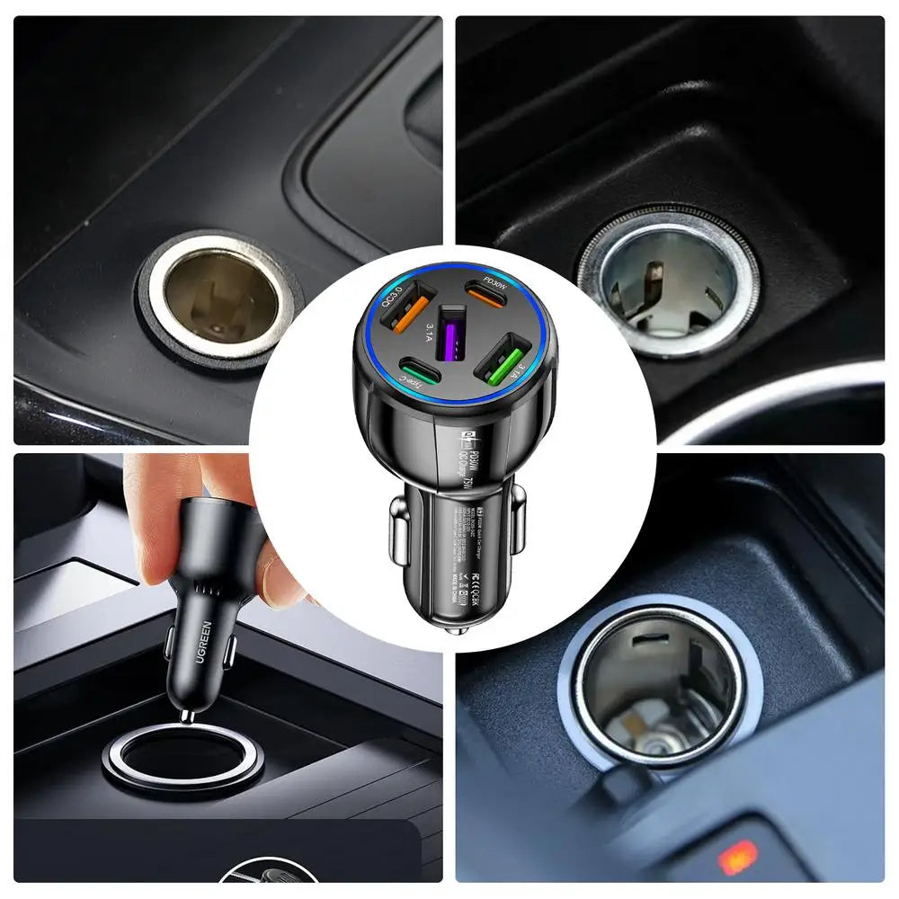 5-in-1 multi-poort autolader