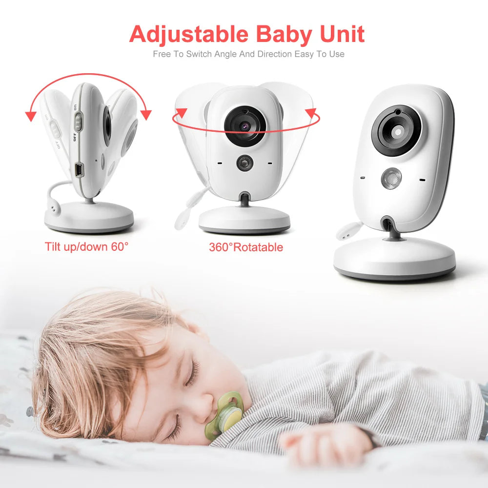 Video Babyfoon Met 3,2" LCD