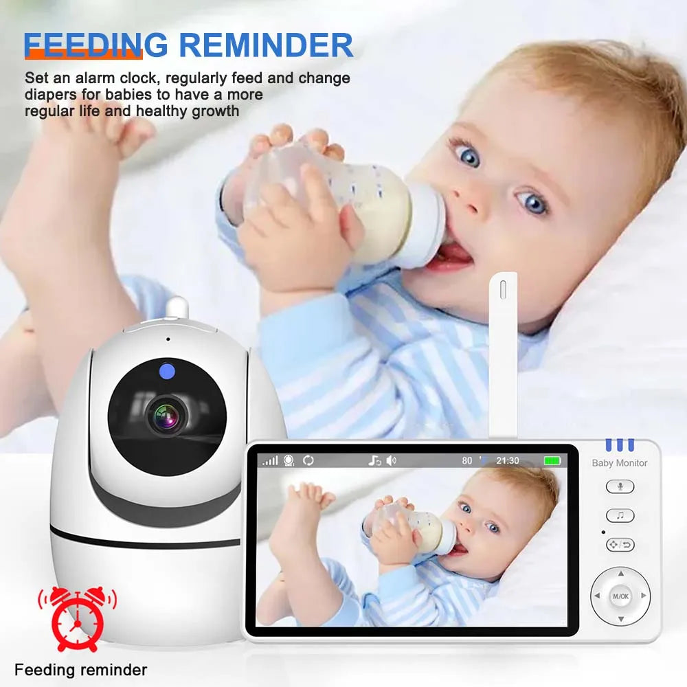 5" Video Baby Monitor With Camera
