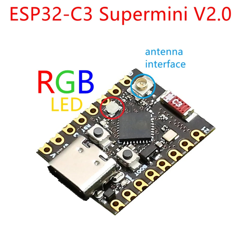 ESP32-C3 SuperMini V2 Plus IoT-ontwikkelingsbord