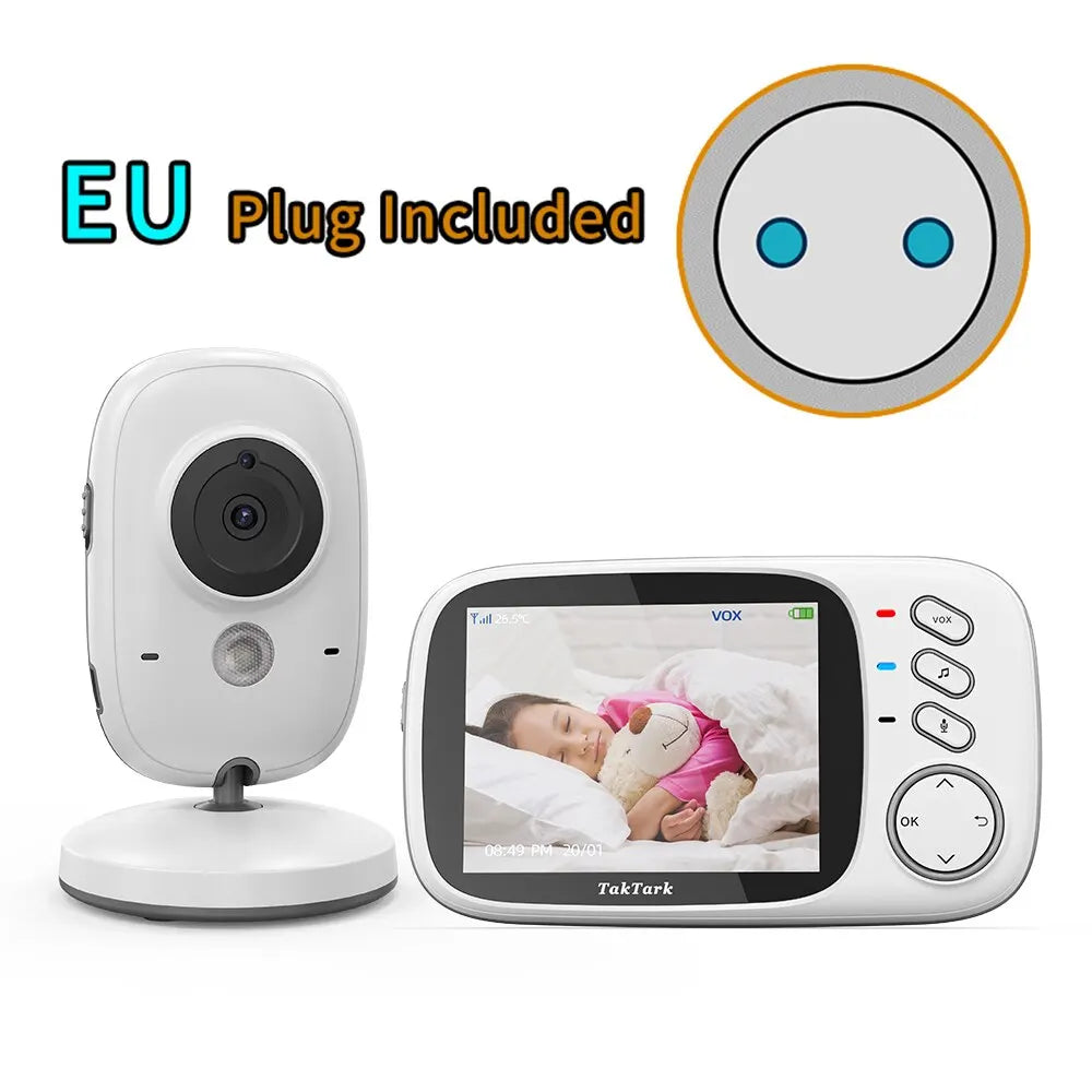 Babyphone vidéo sans fil avec berceuses