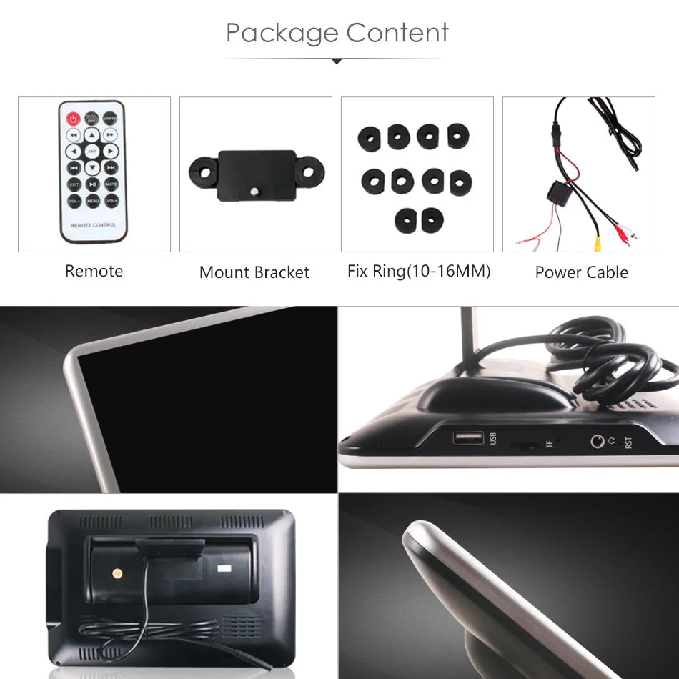 Lecteur d'appuie-tête de voiture Android 11,6''