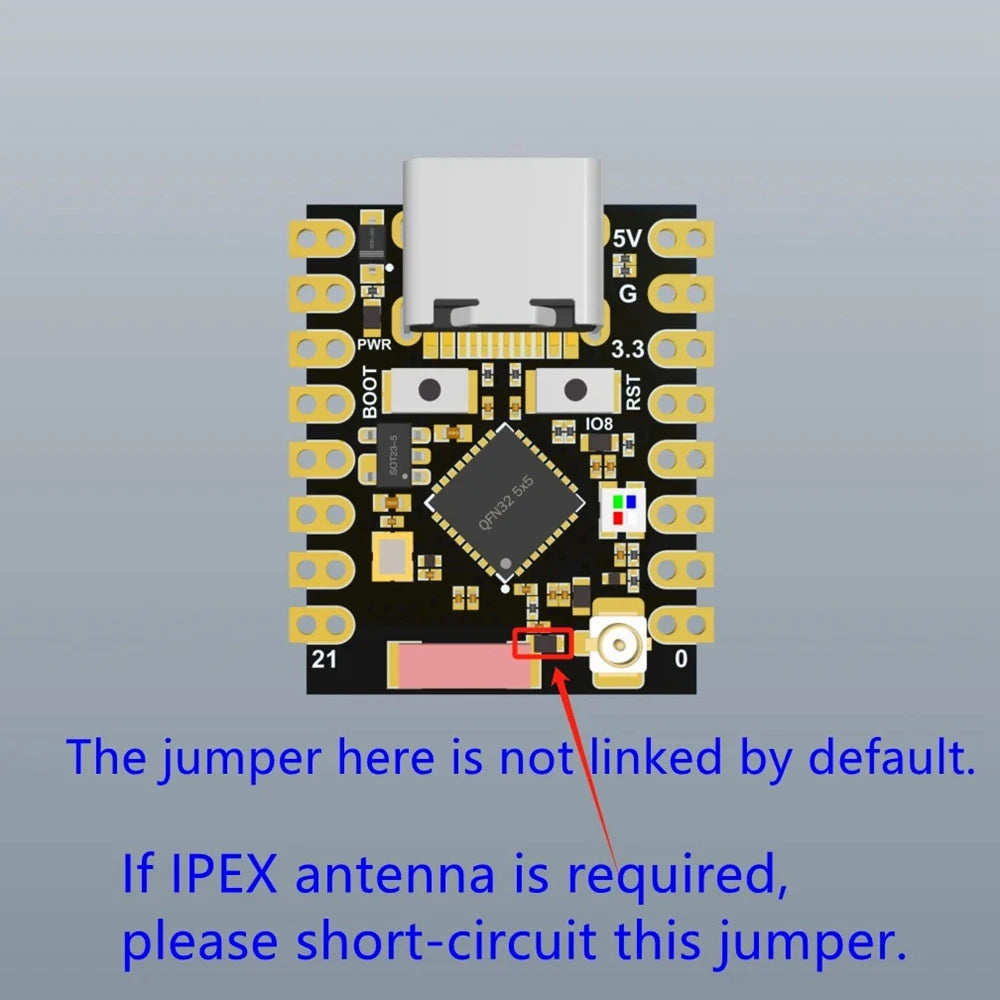 ESP32-C3 SuperMini V2 Plus IoT-ontwikkelingsbord