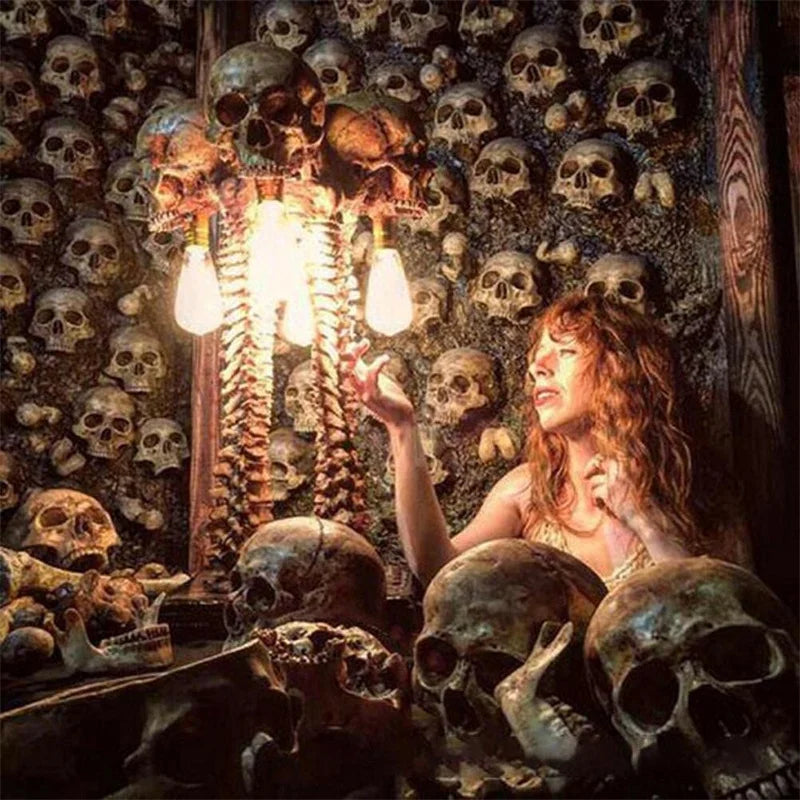 Horror 3D Skull Lamp: Spookify Your Space!