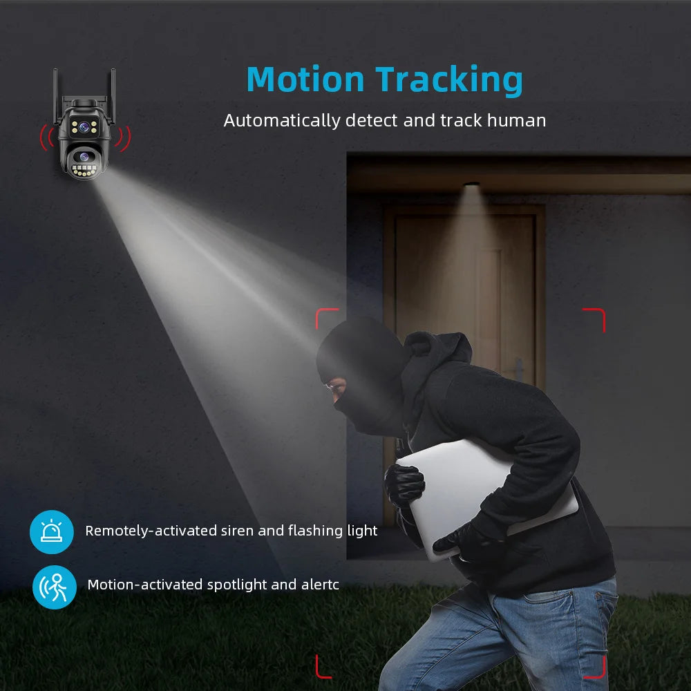 8MP HD Wifi PTZ-camera