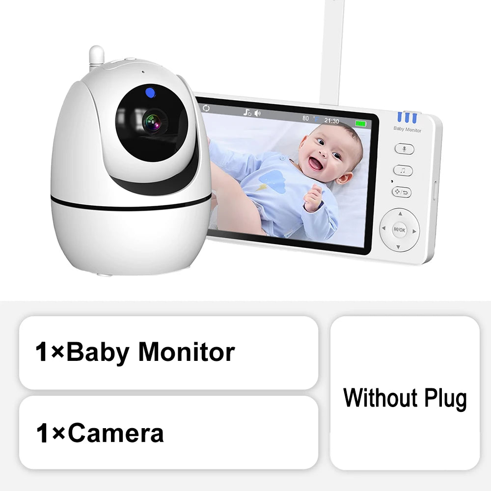 5" Video Baby Monitor With Camera