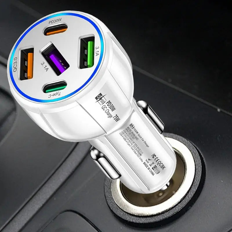 5-in-1 multi-poort autolader