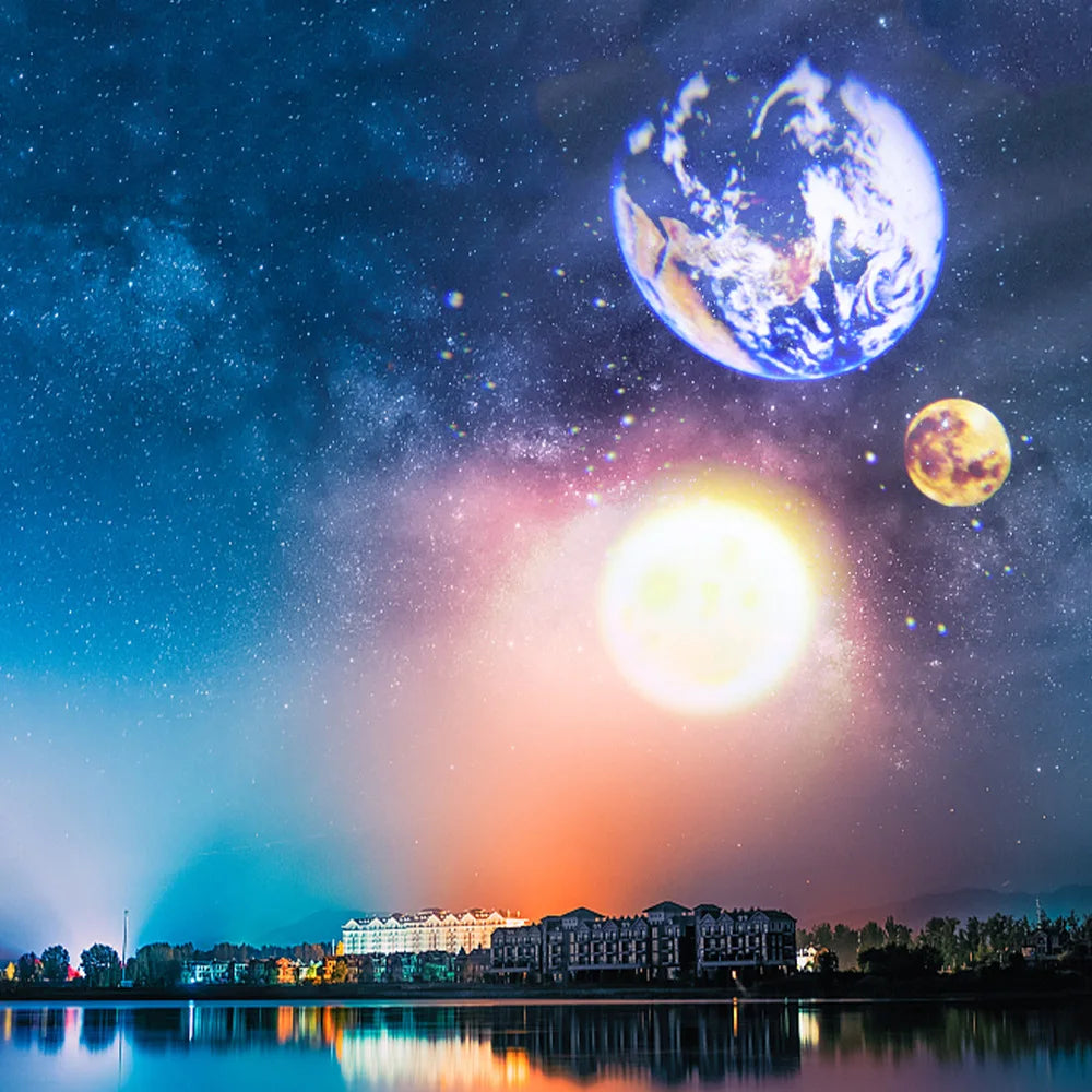 Earth Moon Projection Lamp