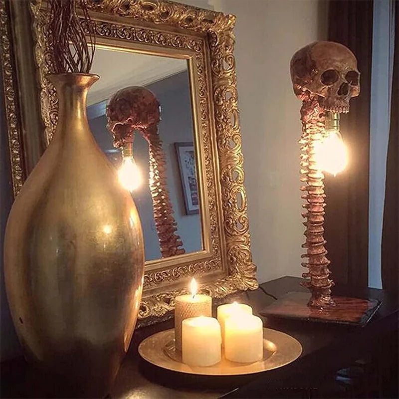 Horror 3D Skull Lamp: Spookify Your Space!