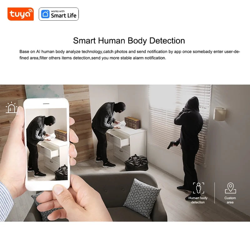 Slimme 1080p Wi-Fi Smart Home Beveiligingscamera 2MP