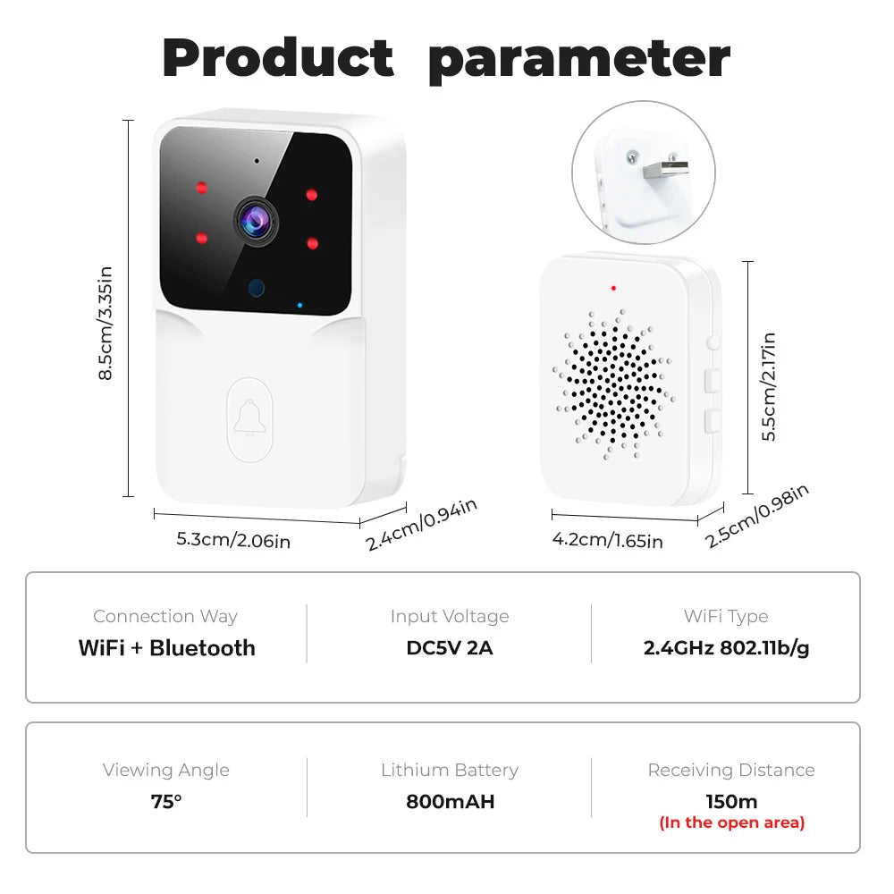 WiFi Video Deurbel - HD Camera