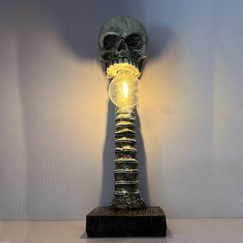 Horror 3D Skull Lamp: Spookify Your Space!