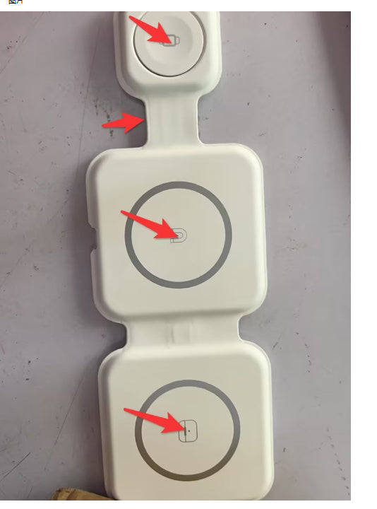 Magnetische opvouwbare draadloze oplader