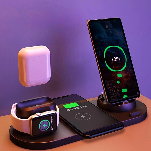 Wireless 6 in 1 Phone Charger