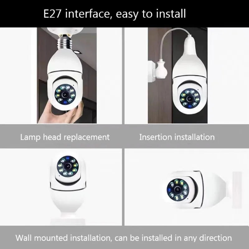 Gloeilamp Wifi Camera