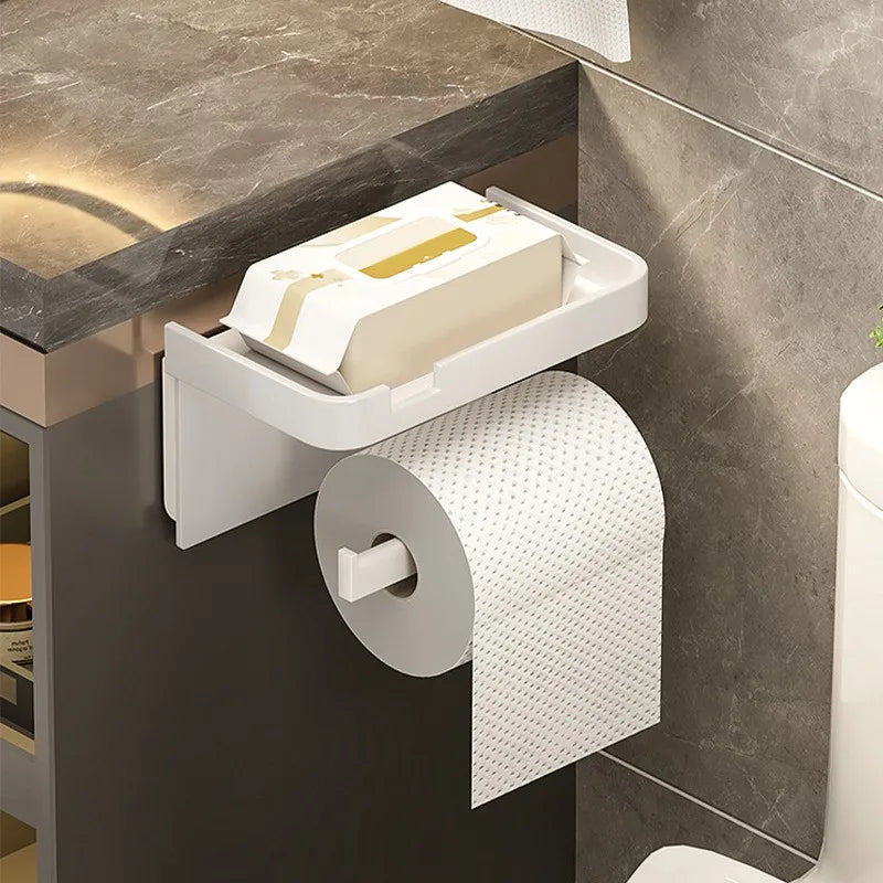 Plastic Wall Mount Toilet Paper Stand