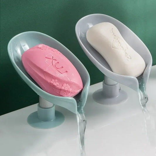 Leaf Shape Drain Soap Holder