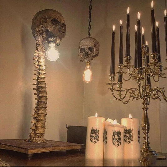 Horror 3D Skull Lamp: Spookify Your Space!