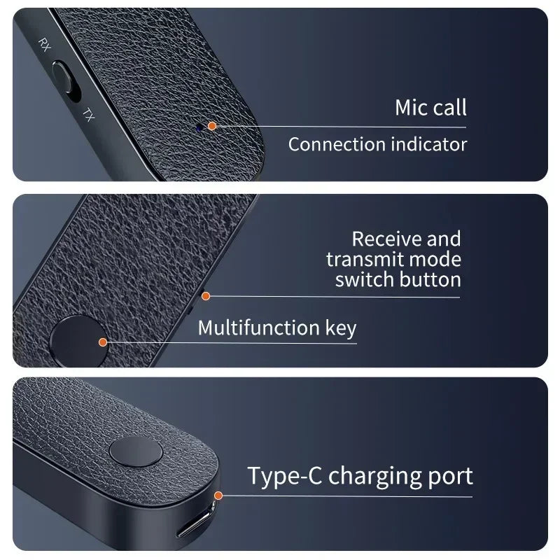 Bluetooth 5.1-ontvanger-audioadapter
