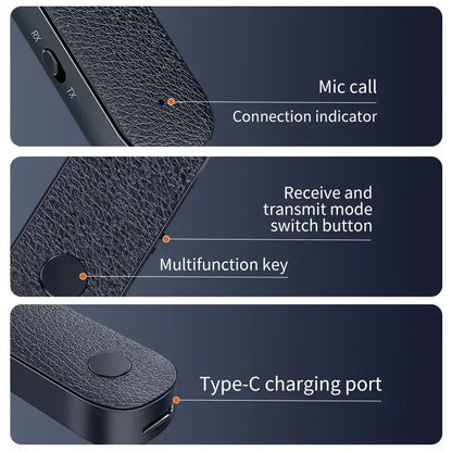 Bluetooth 5.1-ontvanger-audioadapter