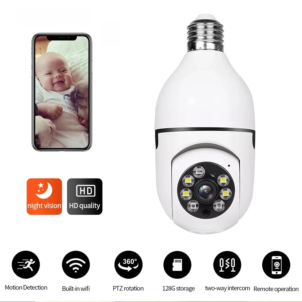 Gloeilamp Wifi Camera