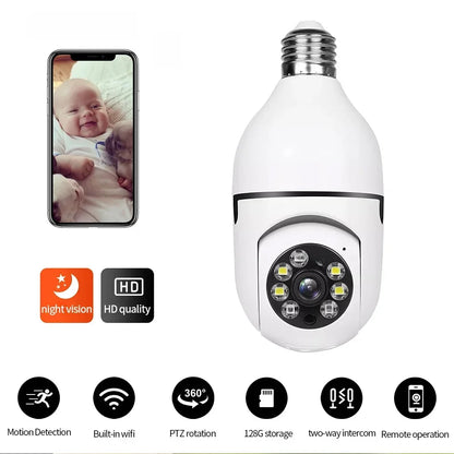 Gloeilamp Wifi Camera