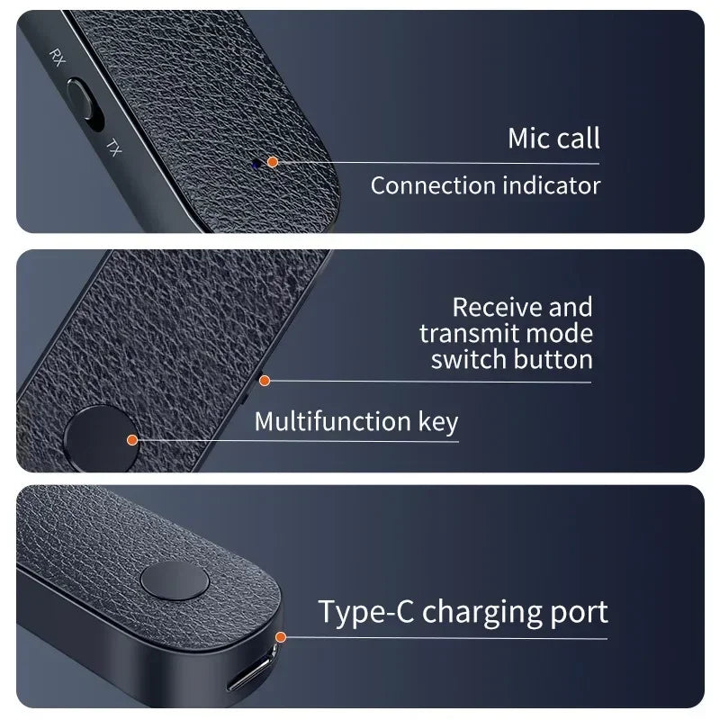 Bluetooth 5.1-ontvanger-audioadapter