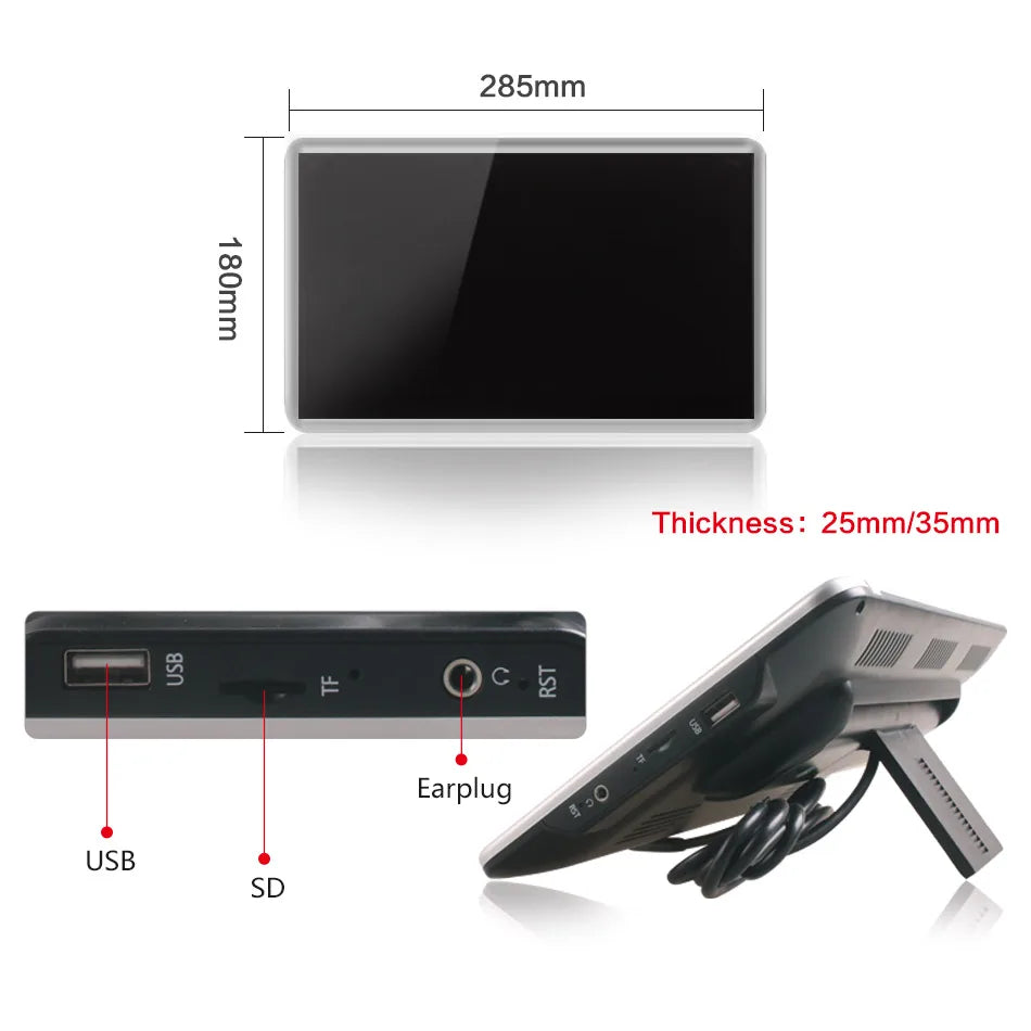 Android Auto Hoofdsteun Speler 11.6''